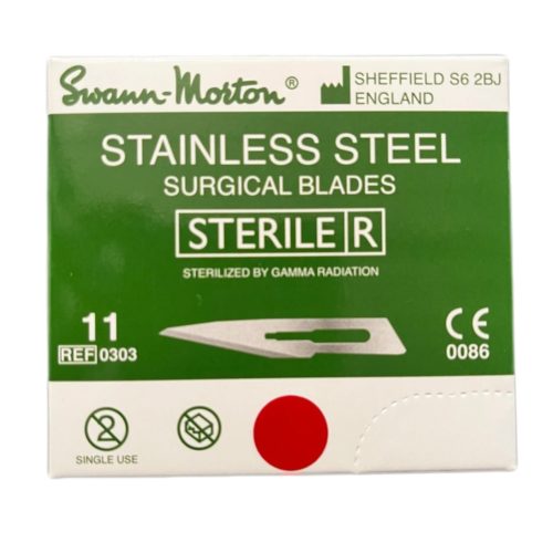 No. 11 Swann-Morton: Surgical Blade 手術刀片 (for professional use only)