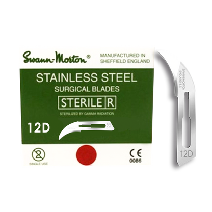 No. 12D Swann-Morton: Surgical Blade 手術刀片 (for professional use only)