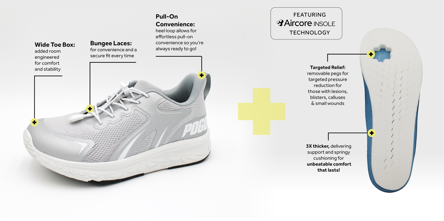 POGO® 減震運動鞋 POGO® Athletic Offloading Sneaker