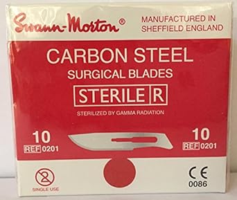 No. 10 Swann-Morton: Surgical Blade 手術刀片 (for professional use only)