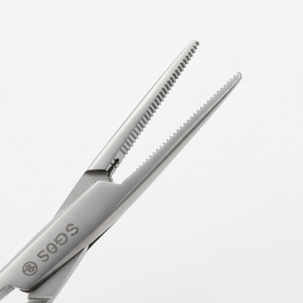Haemostat Forceps Tip Detail